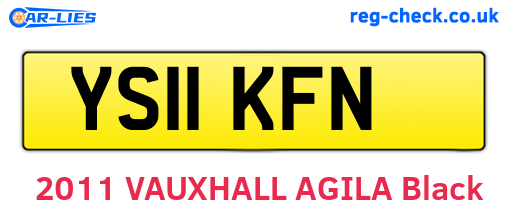 YS11KFN are the vehicle registration plates.
