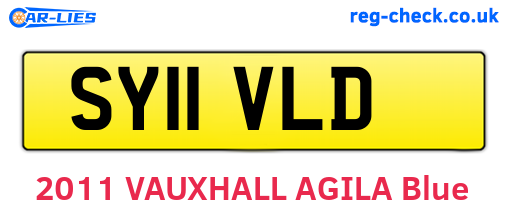 SY11VLD are the vehicle registration plates.