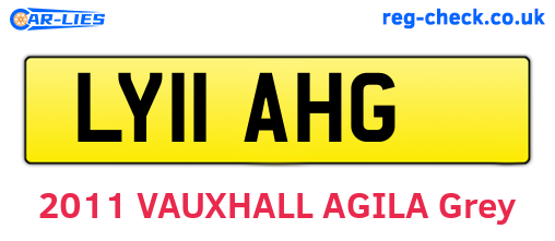 LY11AHG are the vehicle registration plates.