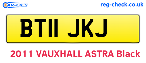 BT11JKJ are the vehicle registration plates.