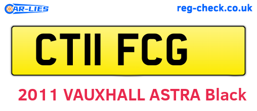 CT11FCG are the vehicle registration plates.