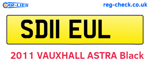 SD11EUL are the vehicle registration plates.
