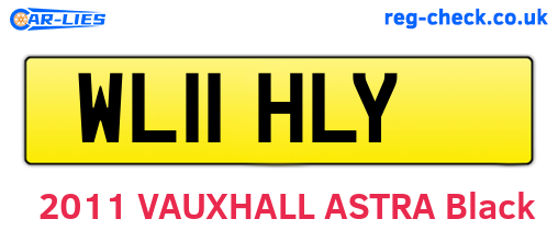 WL11HLY are the vehicle registration plates.