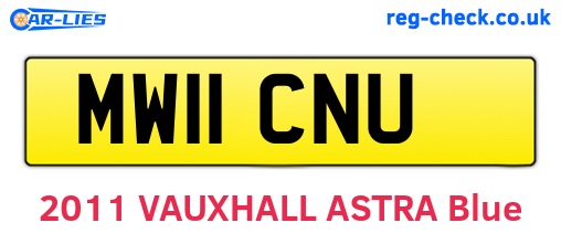MW11CNU are the vehicle registration plates.