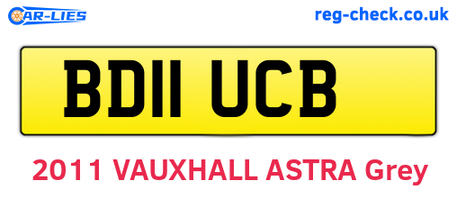 BD11UCB are the vehicle registration plates.