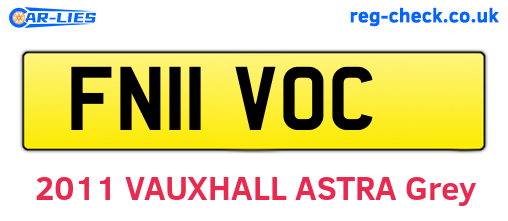 FN11VOC are the vehicle registration plates.