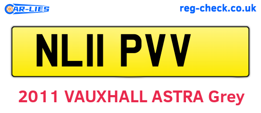NL11PVV are the vehicle registration plates.