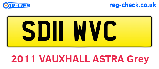 SD11WVC are the vehicle registration plates.
