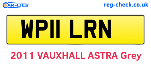 WP11LRN are the vehicle registration plates.