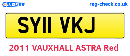 SY11VKJ are the vehicle registration plates.
