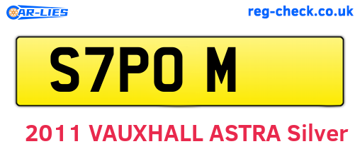 S7POM are the vehicle registration plates.