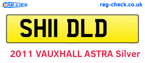SH11DLD are the vehicle registration plates.