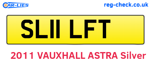 SL11LFT are the vehicle registration plates.