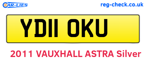 YD11OKU are the vehicle registration plates.