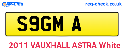 S9GMA are the vehicle registration plates.