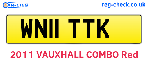 WN11TTK are the vehicle registration plates.