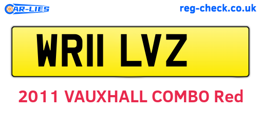 WR11LVZ are the vehicle registration plates.
