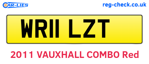 WR11LZT are the vehicle registration plates.