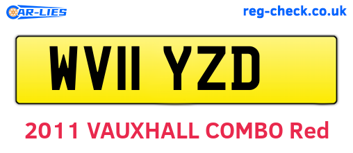 WV11YZD are the vehicle registration plates.