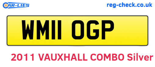 WM11OGP are the vehicle registration plates.