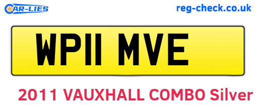 WP11MVE are the vehicle registration plates.