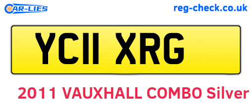 YC11XRG are the vehicle registration plates.