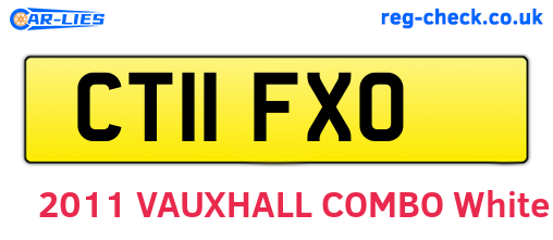 CT11FXO are the vehicle registration plates.