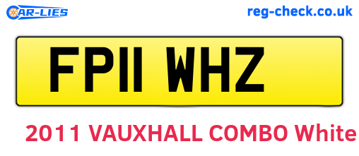 FP11WHZ are the vehicle registration plates.