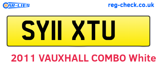 SY11XTU are the vehicle registration plates.