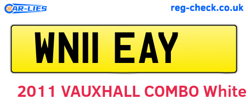 WN11EAY are the vehicle registration plates.