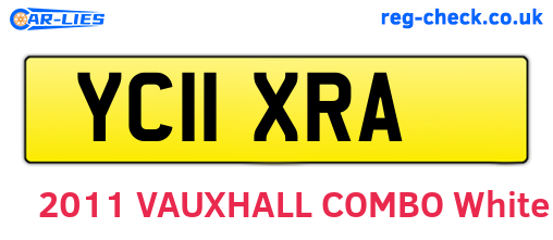 YC11XRA are the vehicle registration plates.