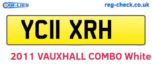 YC11XRH are the vehicle registration plates.
