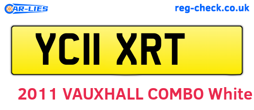 YC11XRT are the vehicle registration plates.