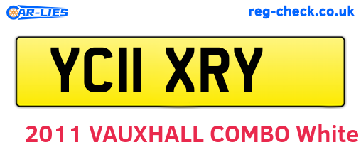 YC11XRY are the vehicle registration plates.