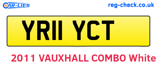 YR11YCT are the vehicle registration plates.