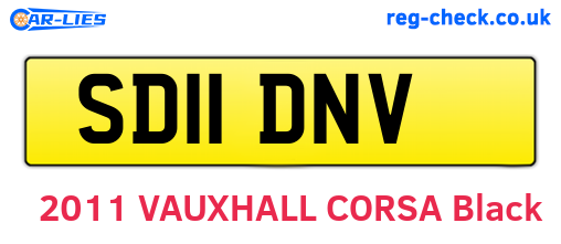 SD11DNV are the vehicle registration plates.