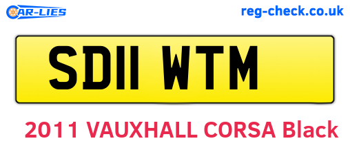 SD11WTM are the vehicle registration plates.