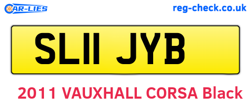 SL11JYB are the vehicle registration plates.