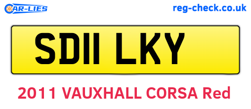SD11LKY are the vehicle registration plates.