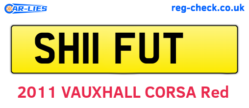 SH11FUT are the vehicle registration plates.