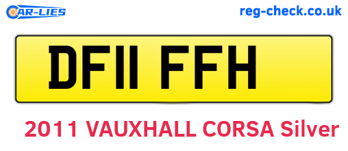 DF11FFH are the vehicle registration plates.