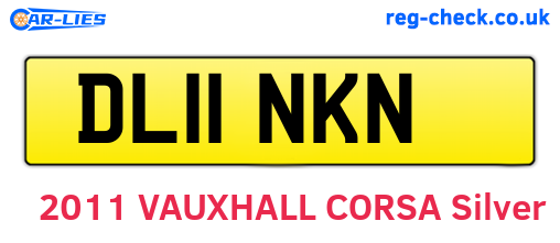DL11NKN are the vehicle registration plates.