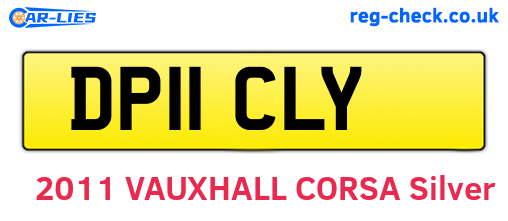 DP11CLY are the vehicle registration plates.