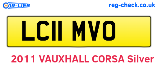LC11MVO are the vehicle registration plates.