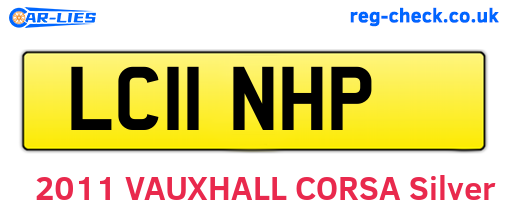 LC11NHP are the vehicle registration plates.