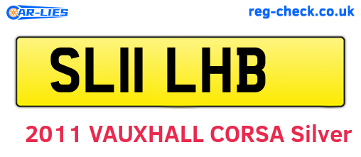 SL11LHB are the vehicle registration plates.