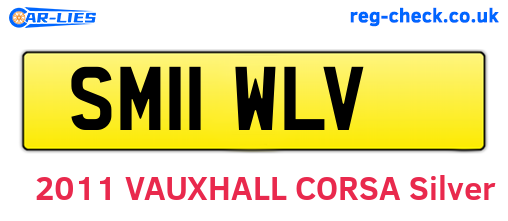 SM11WLV are the vehicle registration plates.