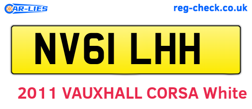NV61LHH are the vehicle registration plates.