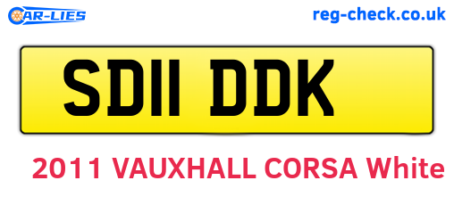 SD11DDK are the vehicle registration plates.
