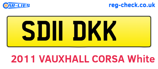 SD11DKK are the vehicle registration plates.